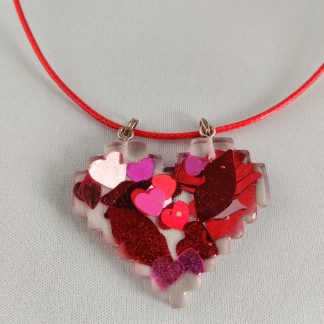 Chunky Glitter Heart